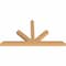 Ekena Millwork Saratoga Timber Gable Bracket, Western Red Cedar, 96"W x 52"H x 5 1/2"D x 5 1/2"F, 13/12 Pitch GBW096X52X0606SAR00SWR - alternate 2